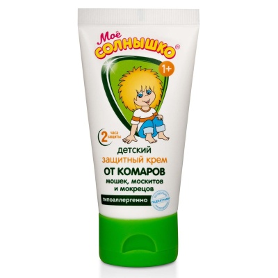 Крем от комаров детский защитный Мое солнышко